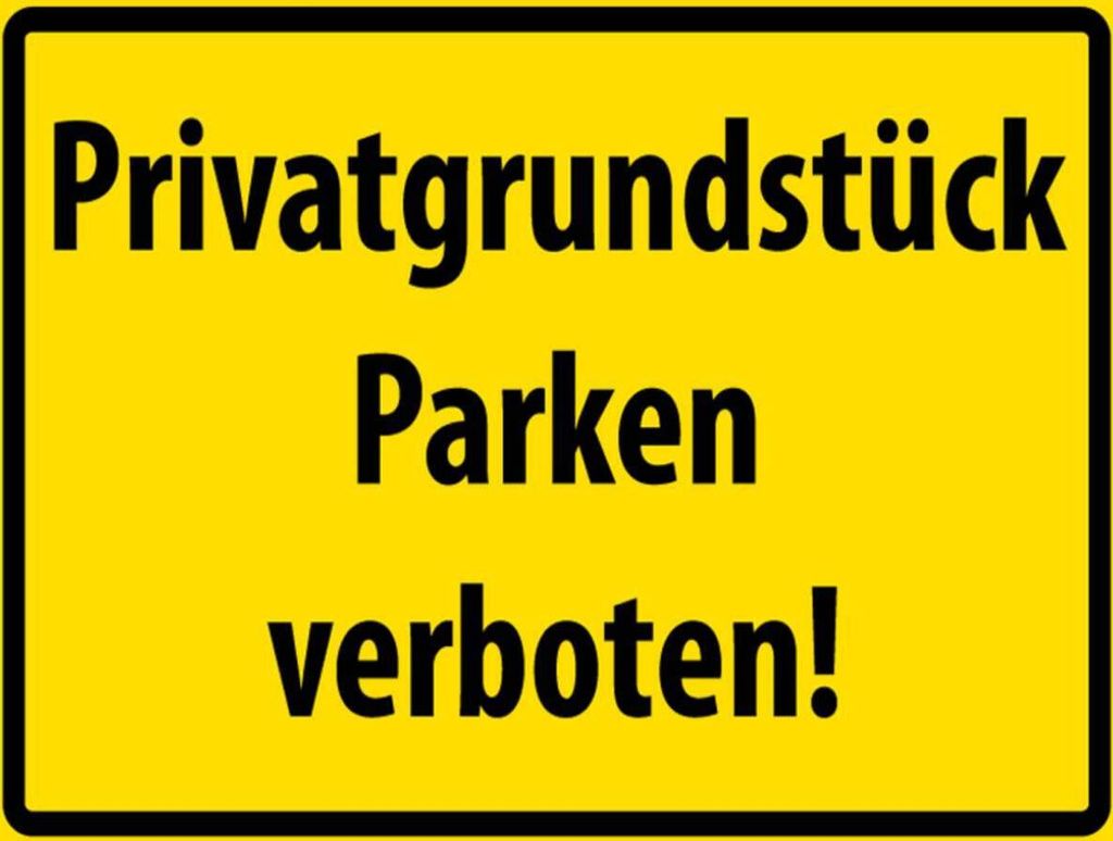 vianmo Holzschild 30x40 cm Privatgrundstück Parkverbot
