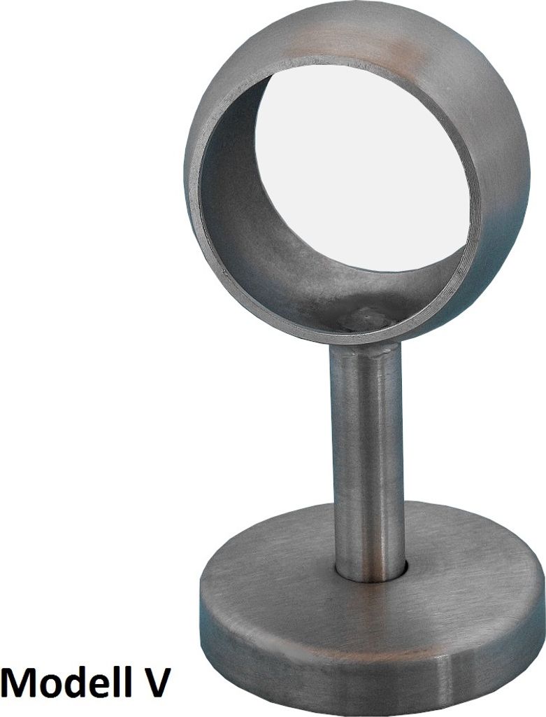passende Halter Modell V Edelstahl