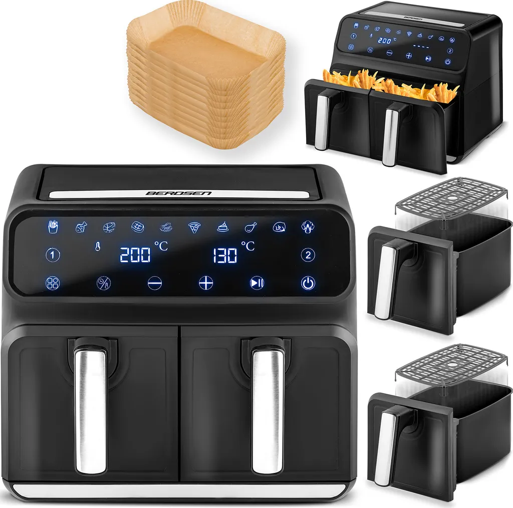 Recensione Berdsen BD-653: Friggitrice Aria Calda 1700W Doppia Area - 17