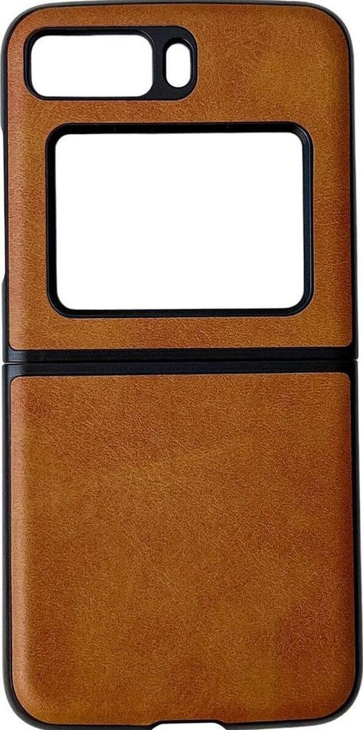 Mobigear Excellent Motorola Razr (2022) Hülle Hardcase Backcover - Braun