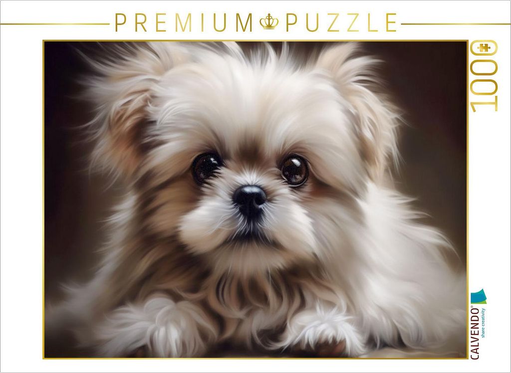 CALVENDO Puzzle Ein Motiv aus dem Kalender Zauberhafte Fluffies | 1000 Teile Lege-Größe 64x48cm Foto-Puzzle für glückliche Stunden