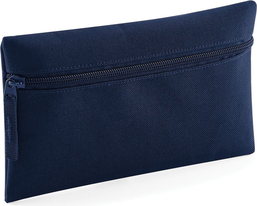 Quadra Classic Federtasche Stiftmappe Federmappe mit Reißverschluss BC3782 (Einheitsgröße) (Marineblau)