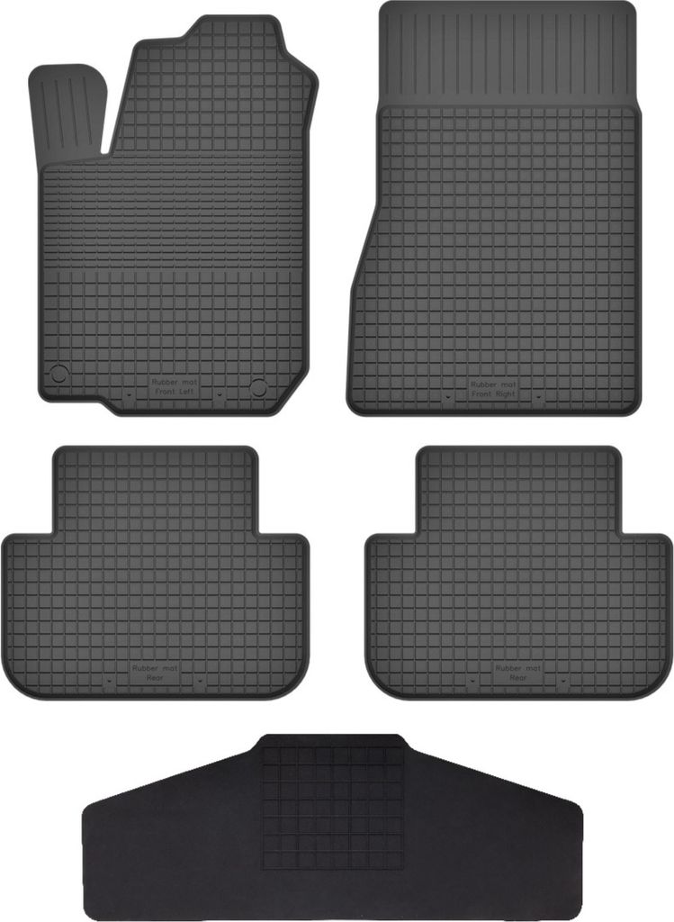 Gummi Fußmatten Set Für: Mazda Tribute (2000-2011) Gummimatten Schwarz