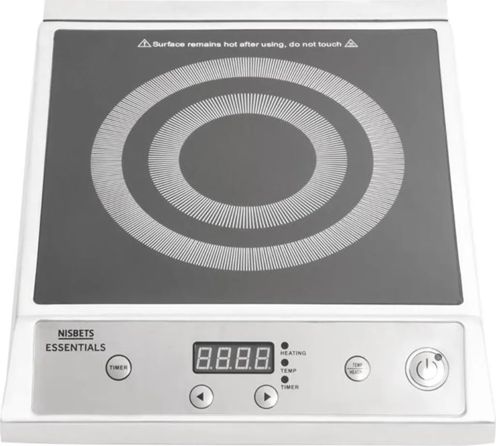 Plaque à induction Nisbets Essentials 2700W noire pour cuisson rapide - 3