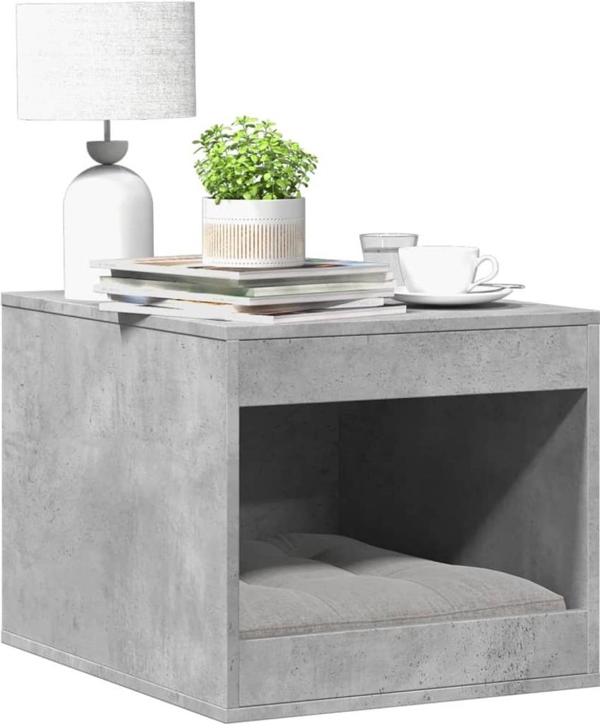 (Robust Möbel)Katzenklo Betongrau 47x59x42cm Holzwerkstoff NEU525908 - Tierbedarf