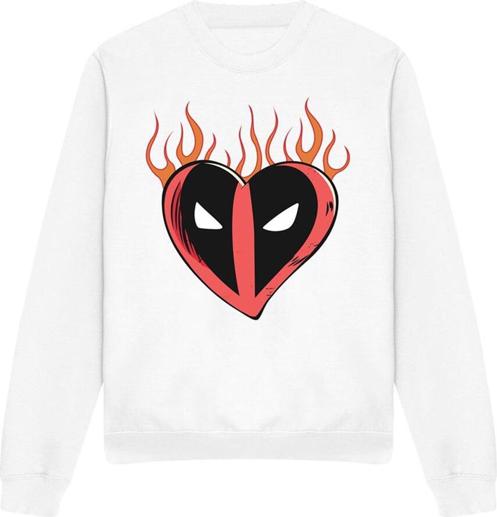 Deadpool - Sweatshirt für Herren/Damen Uni TV14980 (XL) (Weiß)