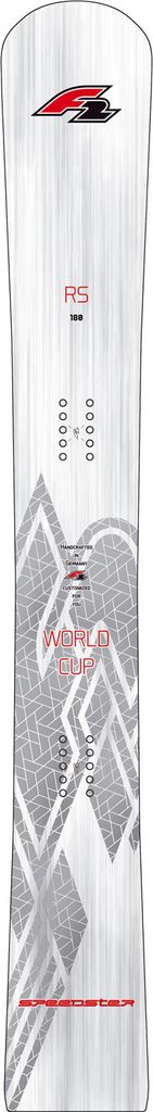 F2 Snowboard Speedster WC RS - Allflex Race 169 cm Silber/Grau 2024/25