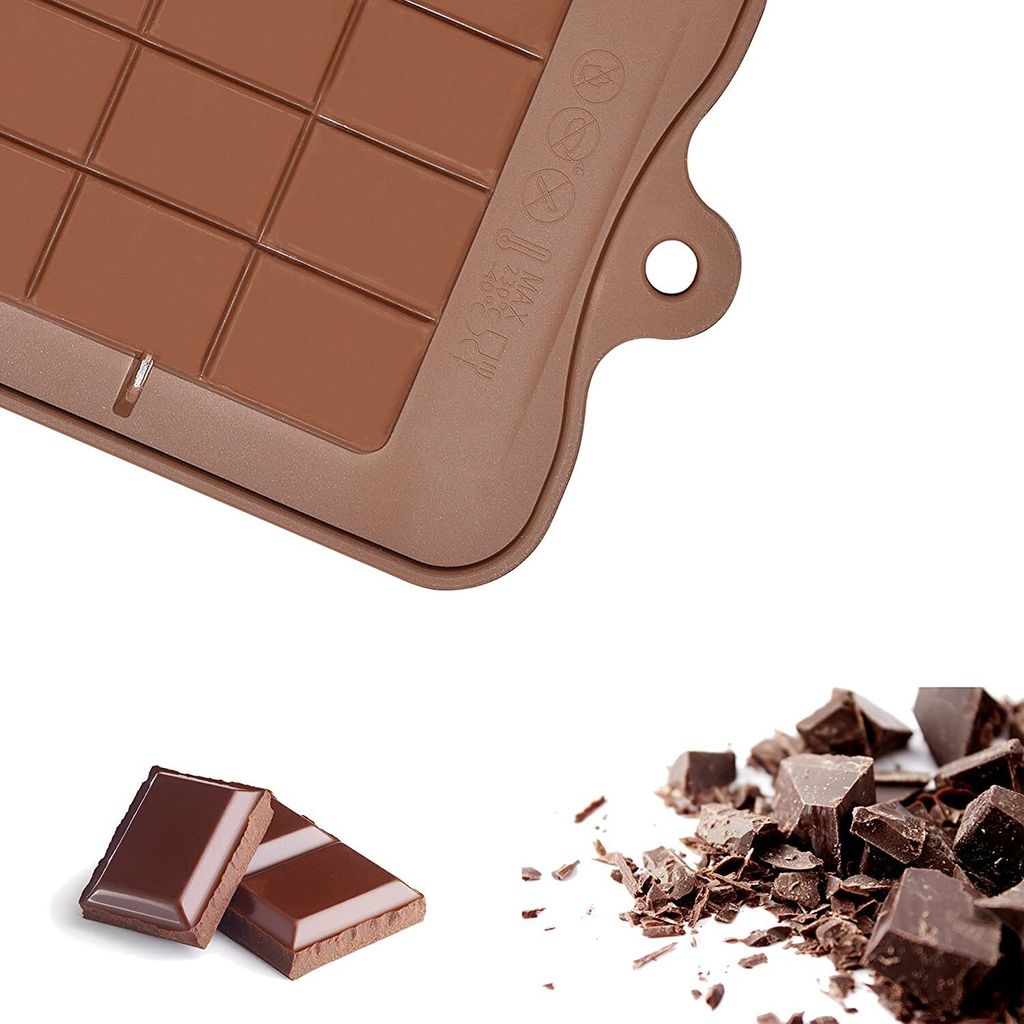 GKA 2 Stück Silikon Schokoladenform für Schokoladentafel Produktbild 6