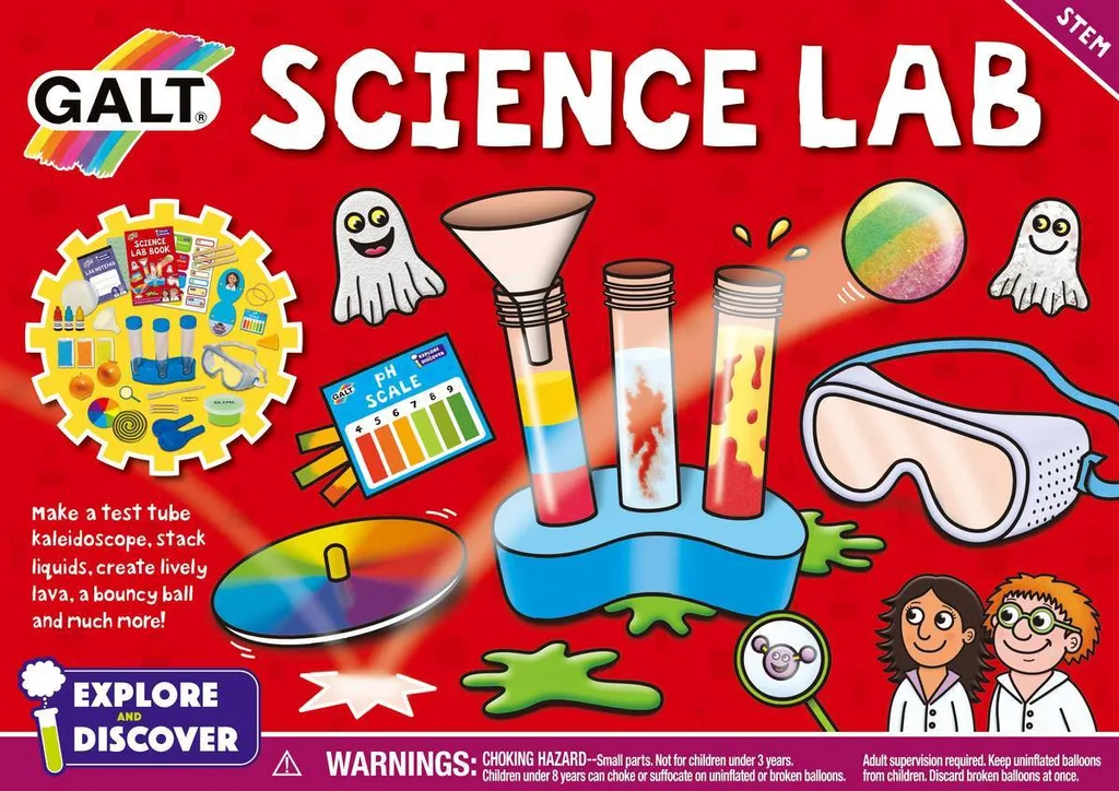 Laboratoire scientifique avec 50 expériences et accessoires complets