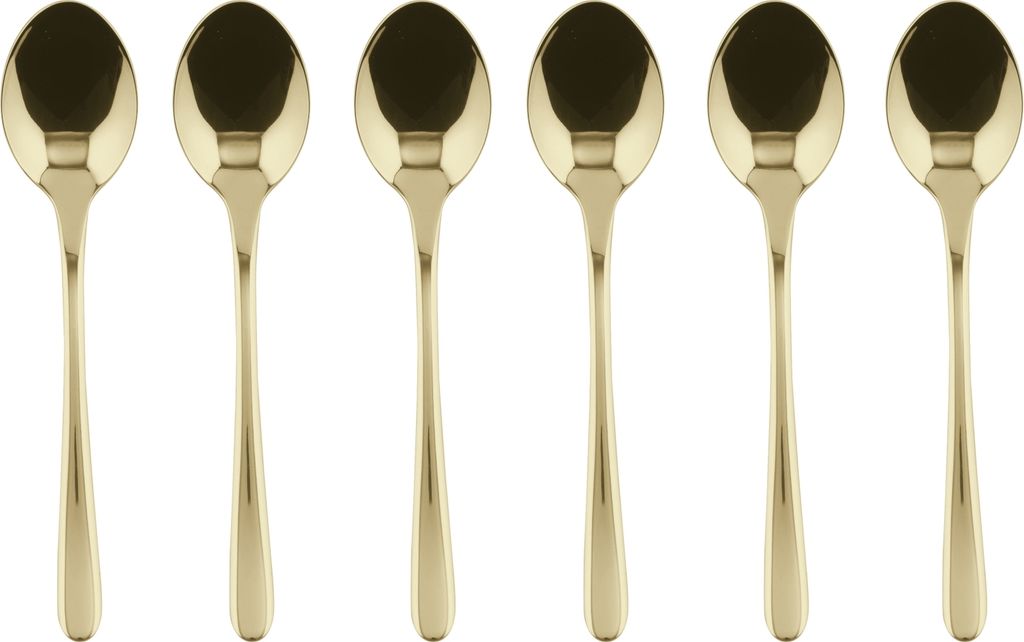 Sambonet Set 6 Mokkalöffel Edelst./PVD Champag. 52553PA7