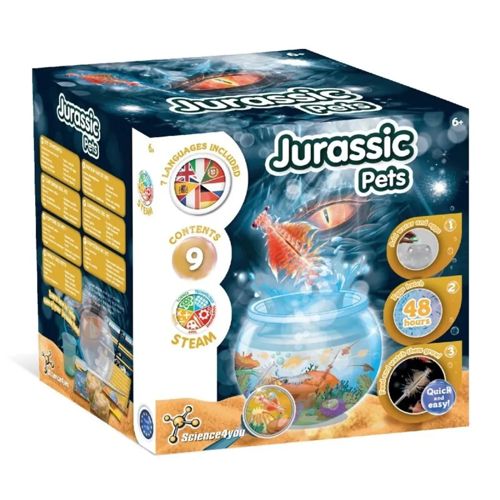 Artemia Jurassic Pets Science4you - Kit Écosystème Crustacés Vivants