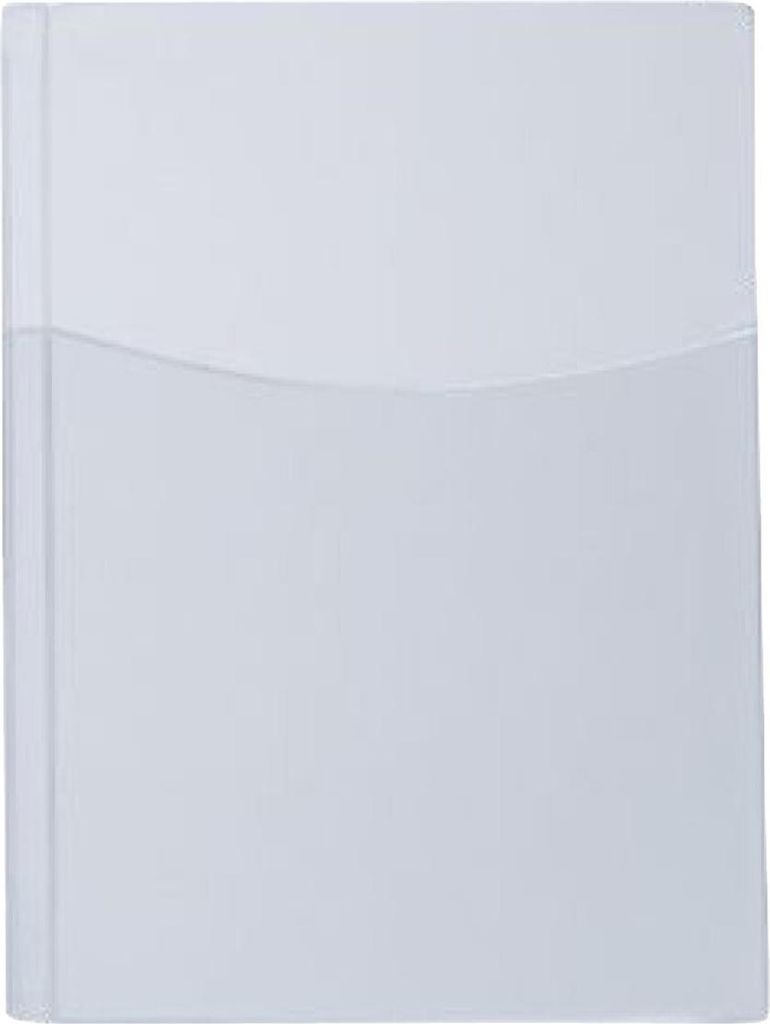 Q-CONNECT KF11196 Klarsichthülle, A4, Front 3/4 Höhe, PP, 5 Stück, transparent