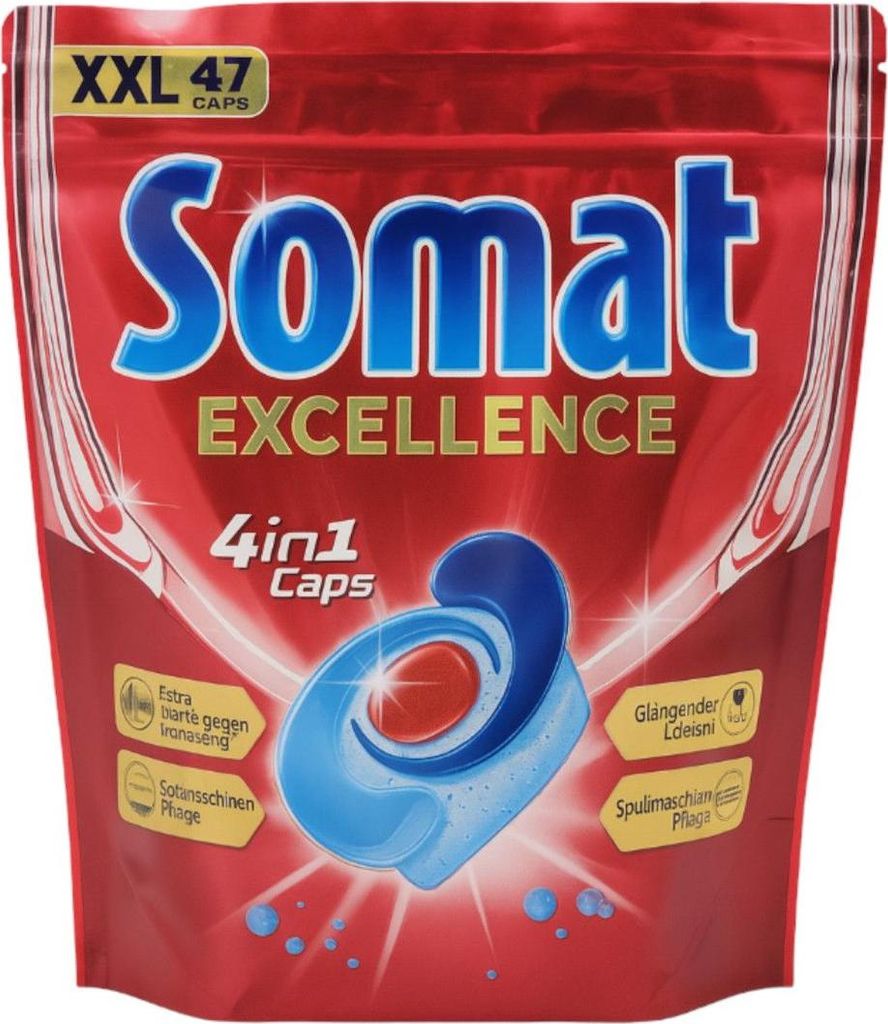 SOMAT Caps 47er Excellence 4in1 Spülmaschinentabs Produktbild 