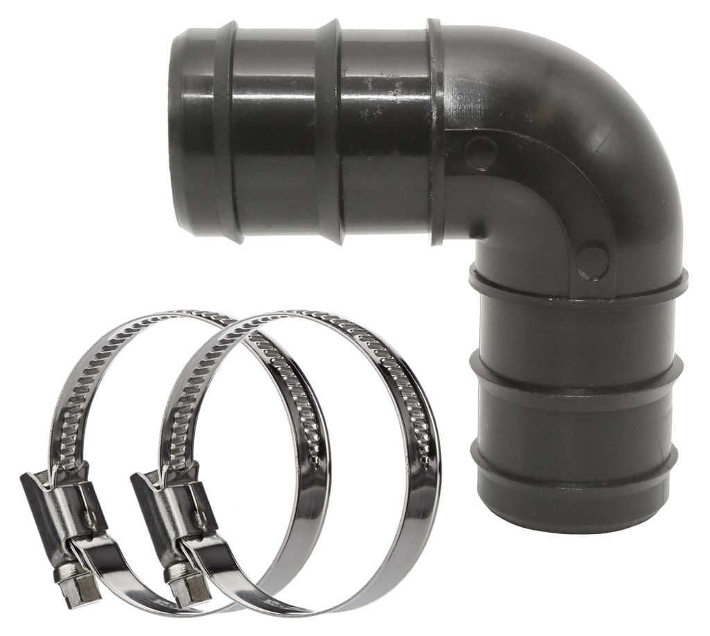 HAF 1x Schlauchverbinder Winkel 90° mit 38mm | 2 x Produktbild 