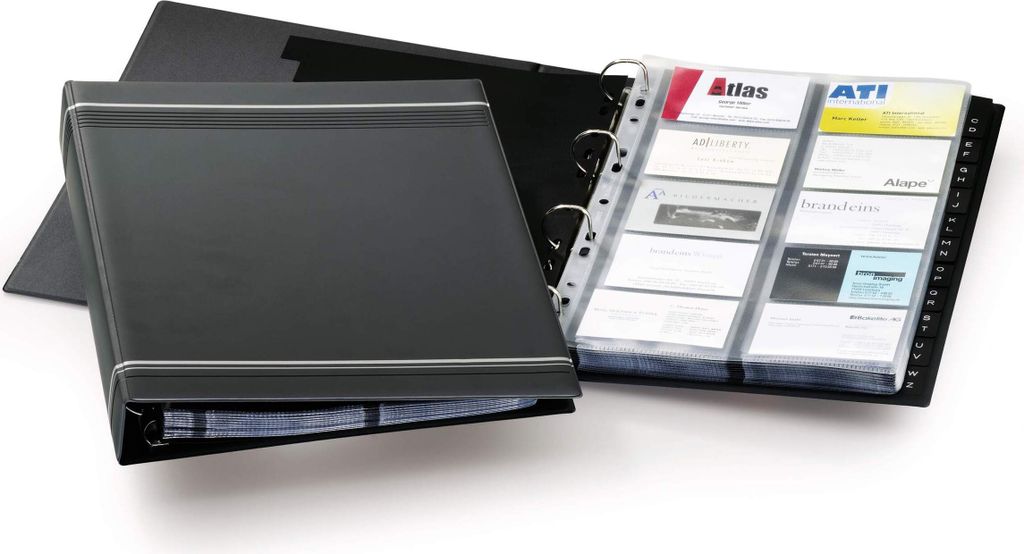 DURABLE Visitenkartenringbuch VISIFIX 400 A4, 238858 anthrazit