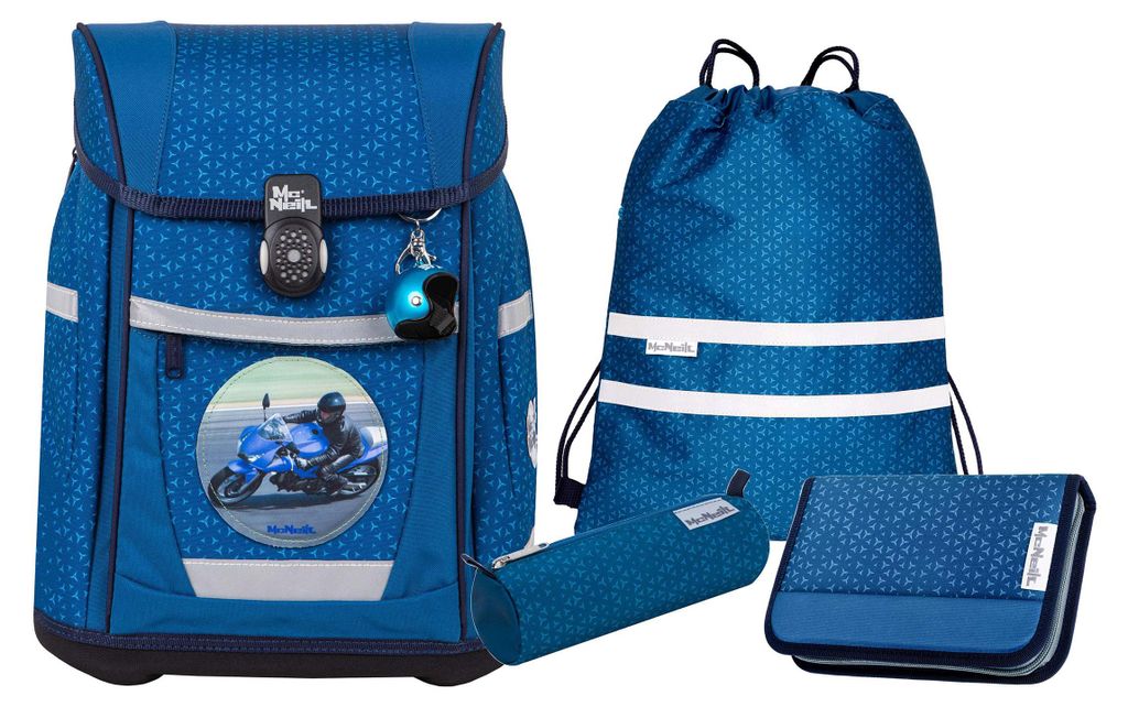 McNeill Schulranzen Tenero Schoolbag Set 5-teilig Tetra Produktbild 