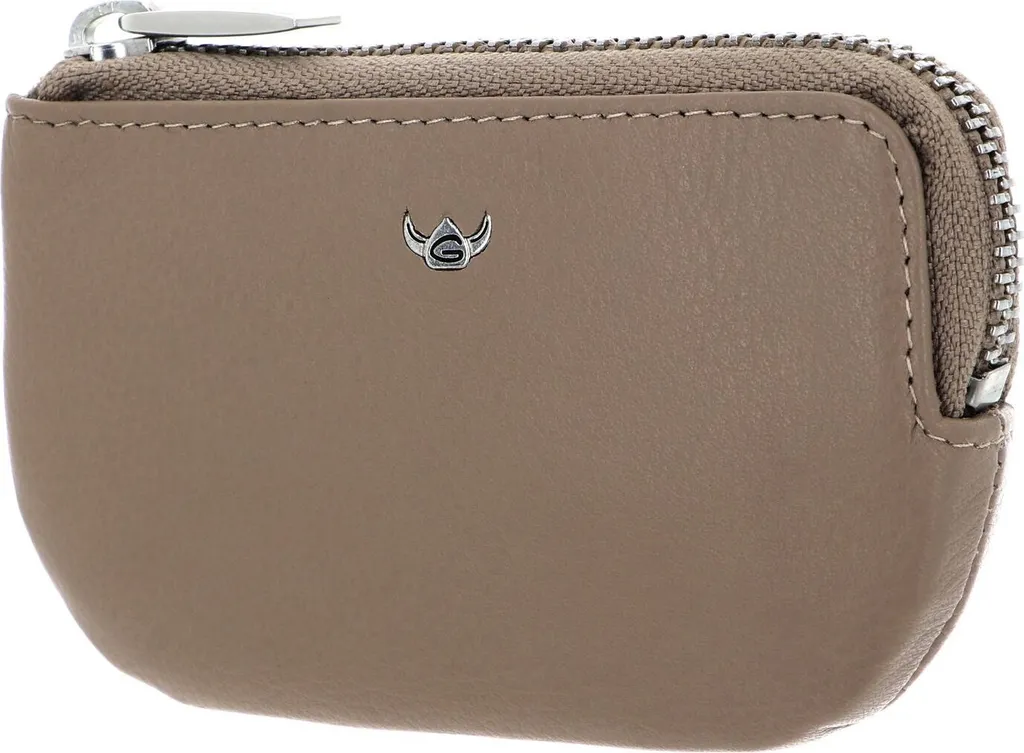 Idea Regalo: Golden Head Madrid Portachiavi in Pelle Taupe Beige