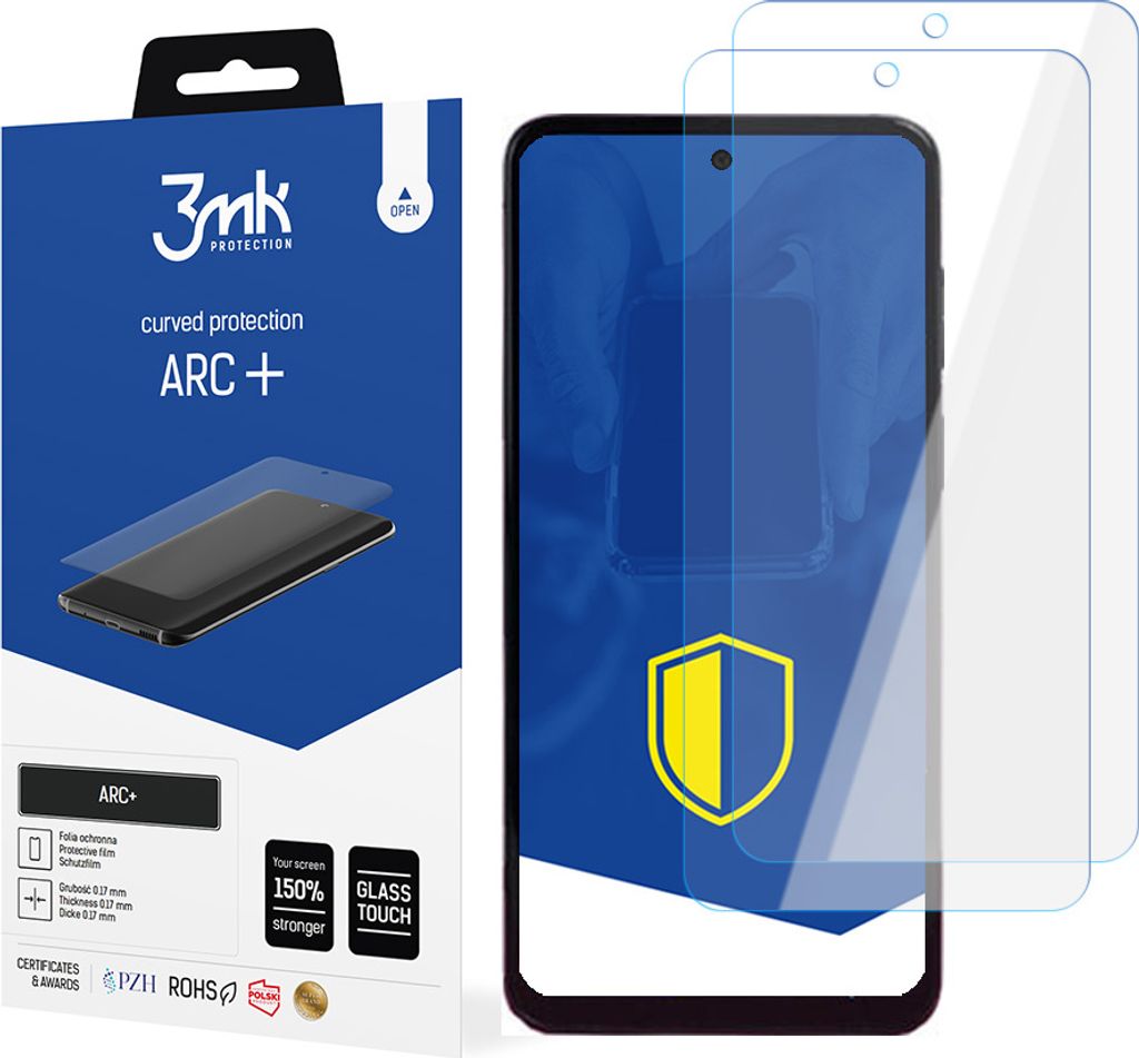 3mk Display Schutzfolie ARC+ für Motorola Moto G53  0,17mm Produktbild 