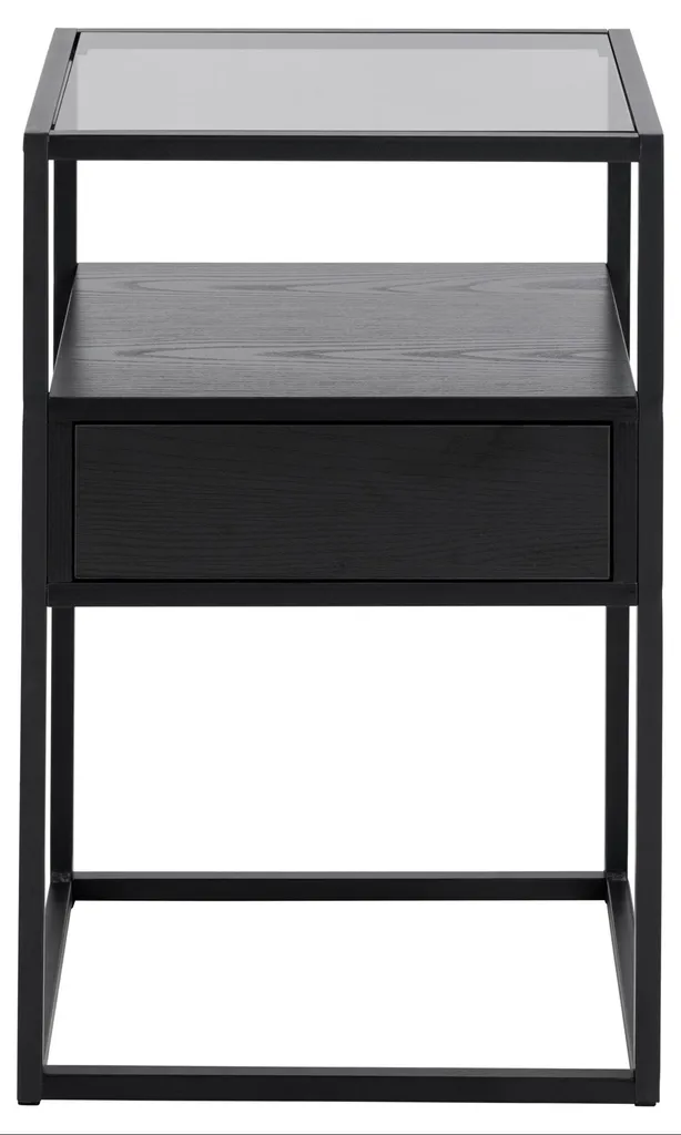 Table de nuit grise Randolf compacte pour optimiser les petits espaces - 13