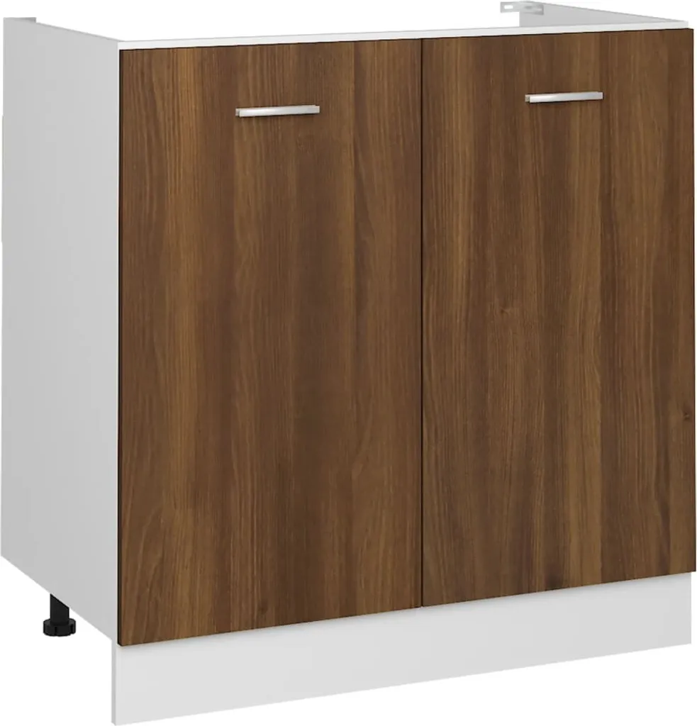 Mobile Sottolavello Lyon 80x46x81,5 cm Rovere | SYFAX High Quality