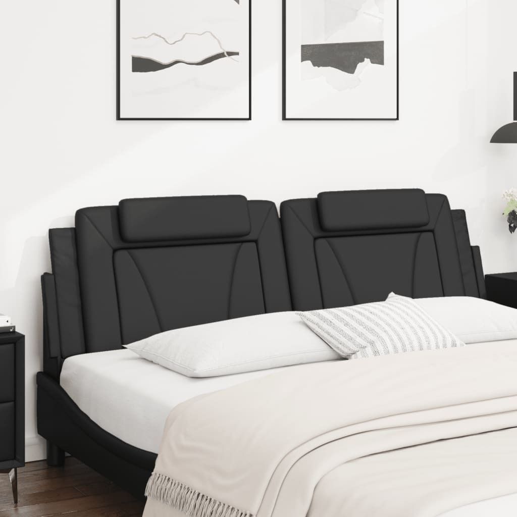 (Robust Möbel) Kopfteil-Kissen "Viana" Schwarz 180cm Kunstleder - CL516153 - Kopfteile