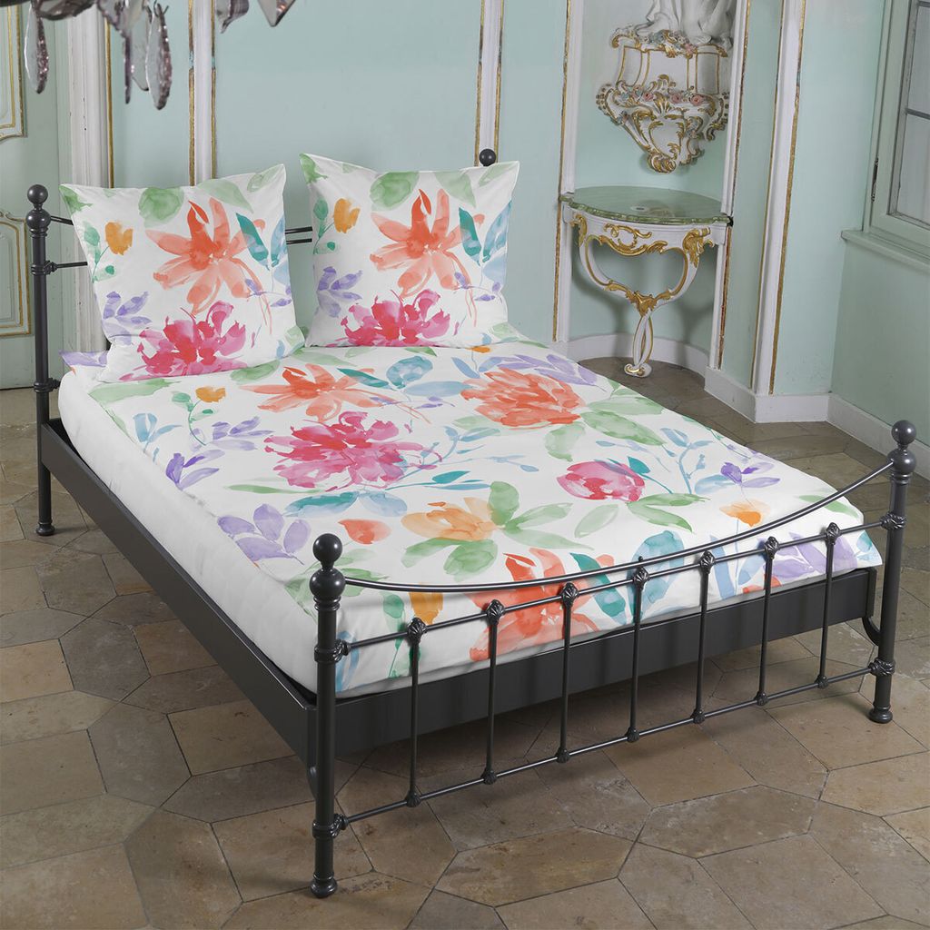 Traumschlaf Mako Satin Bettwäsche Florina 2 multicolor 135x200 cm + 80x80 cm