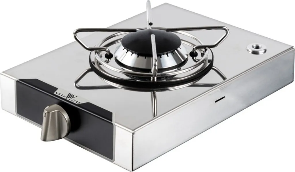 Réchaud à gaz externe 1 feu 1750 W table de cuisson d'appoint camping