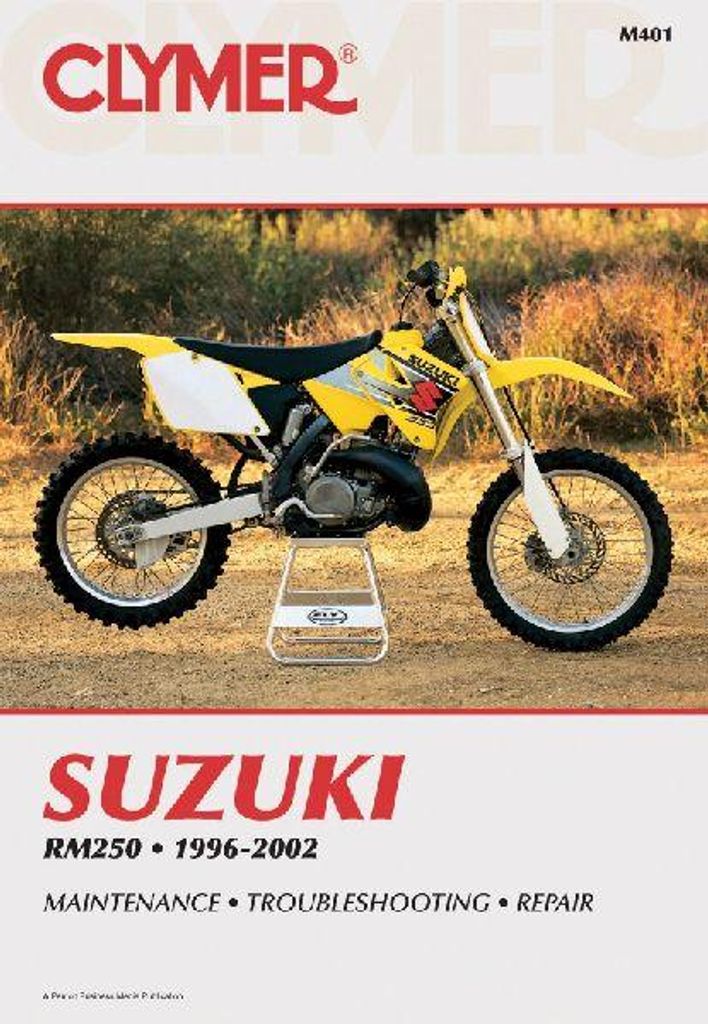 Suzuki RM250 Motorcycle (1996-2002) Service Repair Manual Produktbild 