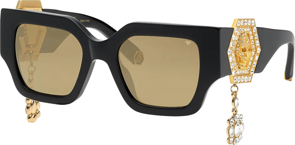Lunettes de Soleil de Luxe pour Femme Philipp Plein SPP103S Noir Chic