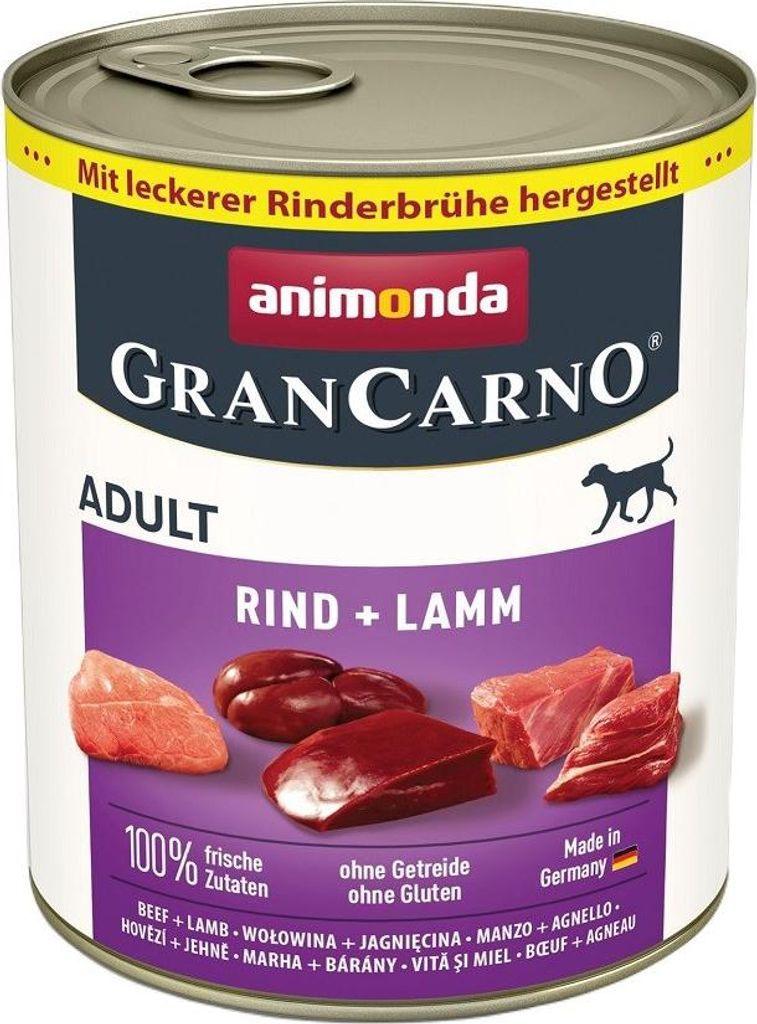 Animonda Gran Carno  Adult Rind + Lamm 800 g Produktbild 