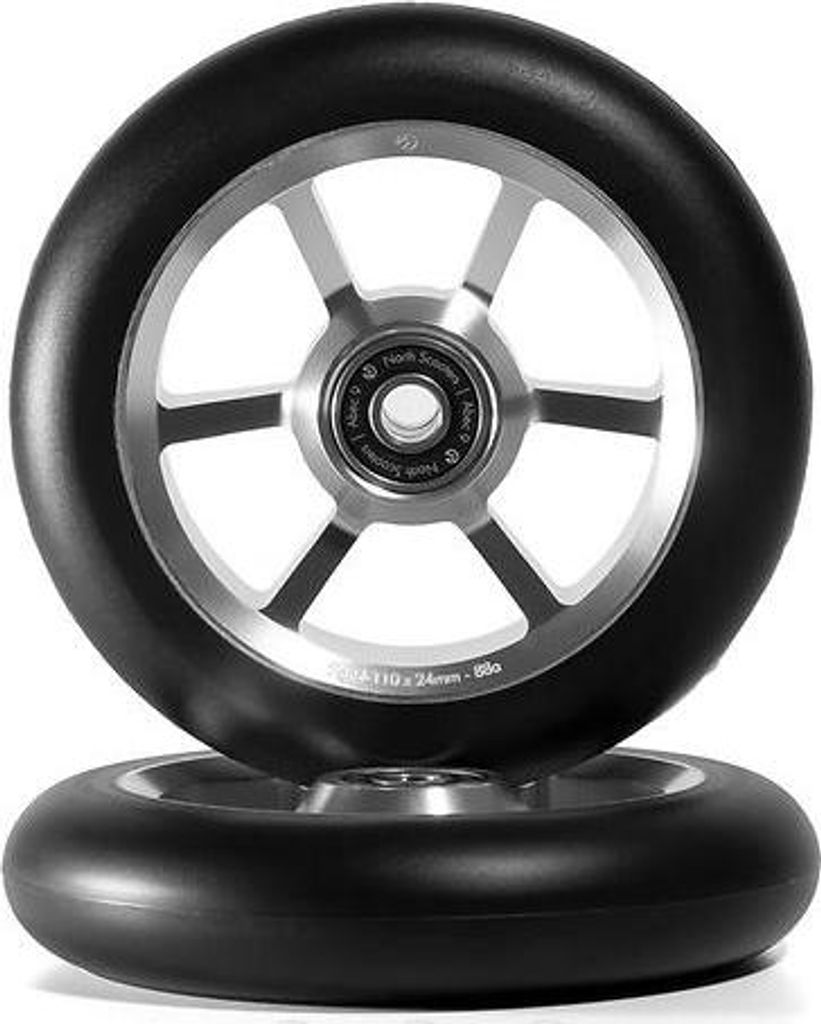 Stunt Scooter Räder - Signal V3 - Silber/Schwarz - 30 mm - North