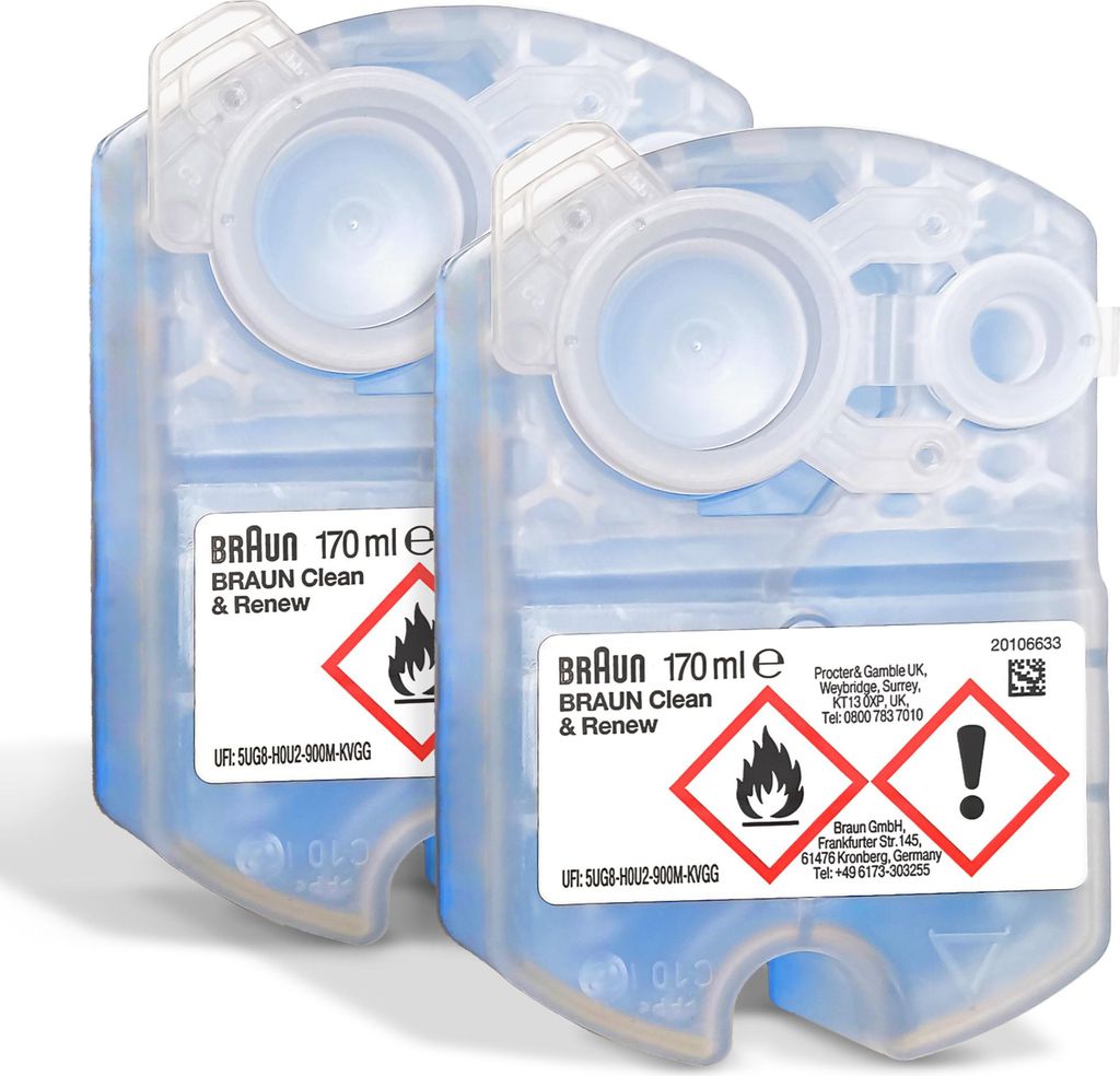 2er Set Reinigungskartusche Braun CCR2 340 ml für Rasierer Produktbild 