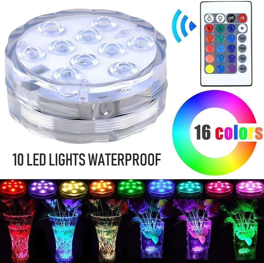 Unterwasser-LED-Leuchten 10 LED IP68 wasserdichte Produktbild 