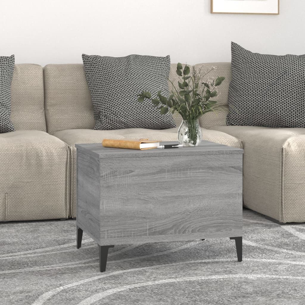 "im Sonderangebot"Couchtisch - CLORIS - Wohnzimmertisch - Robust und langlebig - Grau Sonoma 60x44,5x45 cm Holzwerkstoff - DEMöbel9816181
