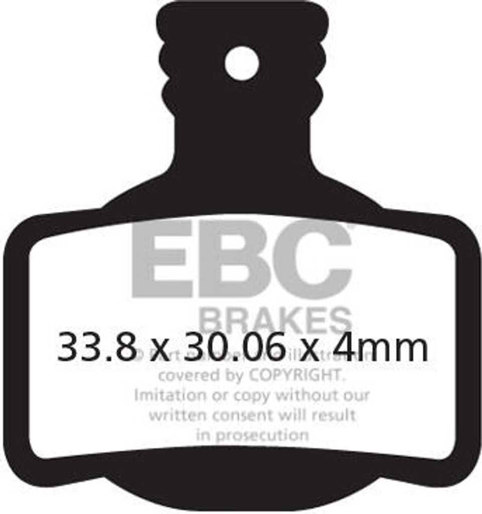 CFA619HH - Klocki hamulcowe rowerowe (spiekane) EBC Brakes Zdjęcie produktu 