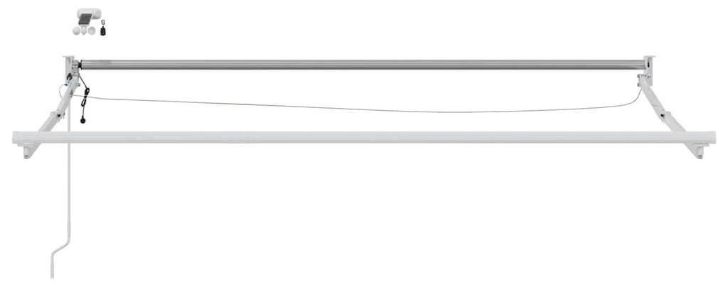 Saisonschlussverkauf - Elektrisches Markisenrahmen 1 PC - klassisches Designn - Wasserdicht - Weiß 2,5x2 m Aluminium - Markisen Stilvoll8220