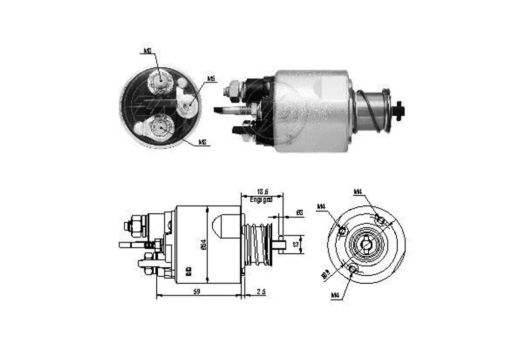 Riparazione Motorino Avviamento Renault Clio con ERA ZM5494