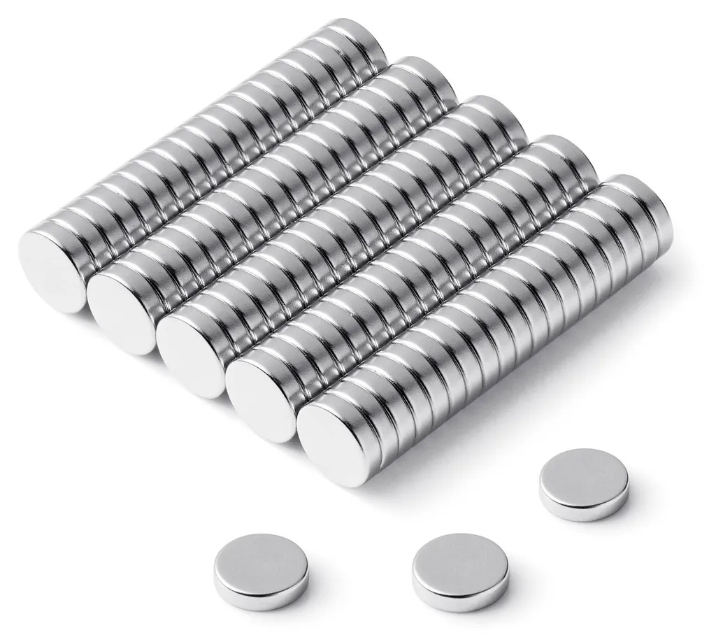 Aimants néodyme pour tableau d'affichage et mémo - Fixation forte 60 pcs