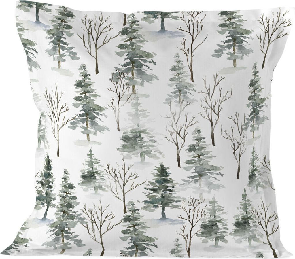 Mystical winter Kissenbezug 80x80 cm 100% Baumwolle Hergestellt in Europa