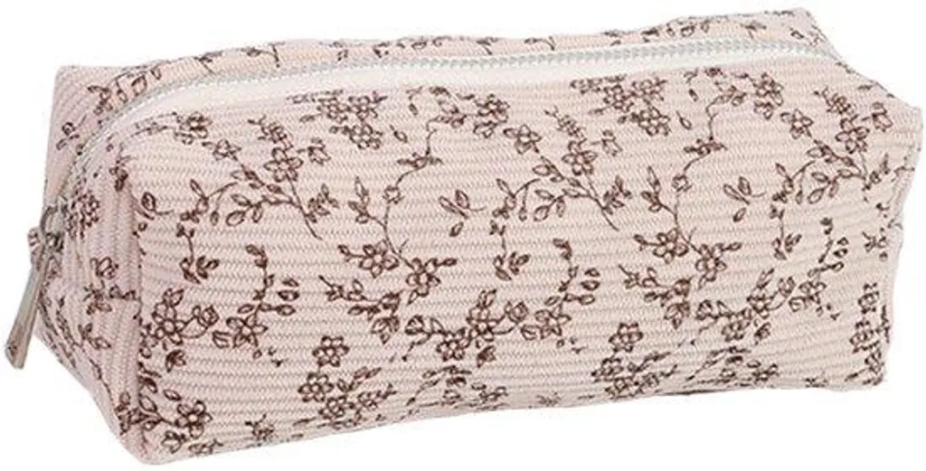 Grand sac velours côtelé beige haute résistance, design chic et épuré