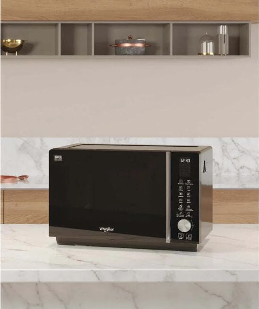 Micro-ondes Combiné Whirlpool ExtraSpace 25L pour Grands Plats Carrés - 6
