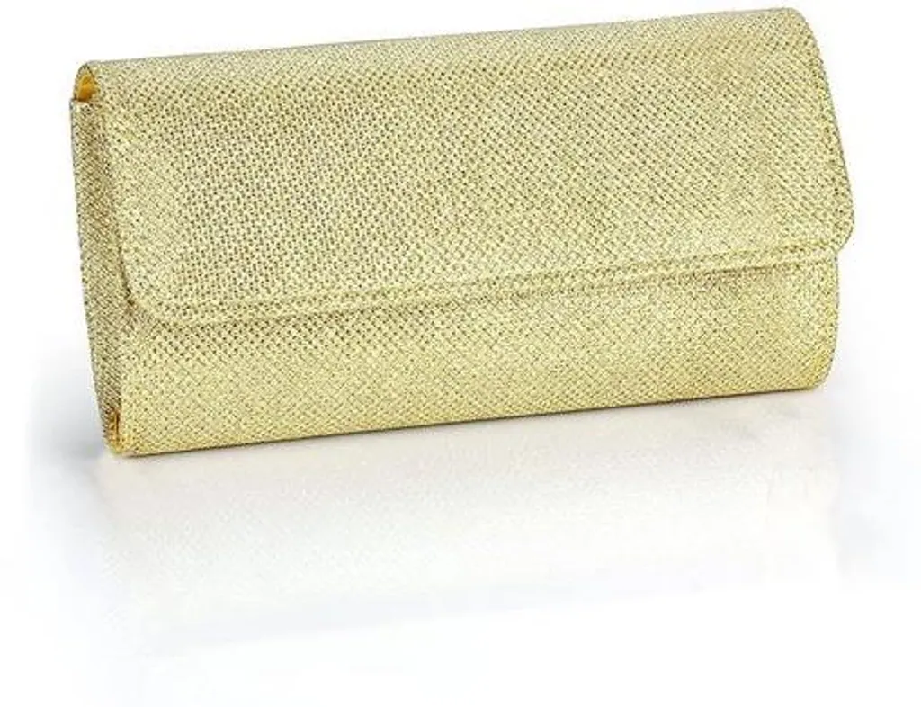 Pochette soirée pailletée anti-accroche avec chaîne amovible pour femme