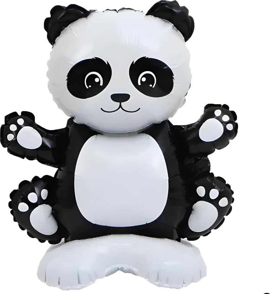 Fóliový balónik 3D na stojane, panda cca 43*59 cm Obrázok produktu 