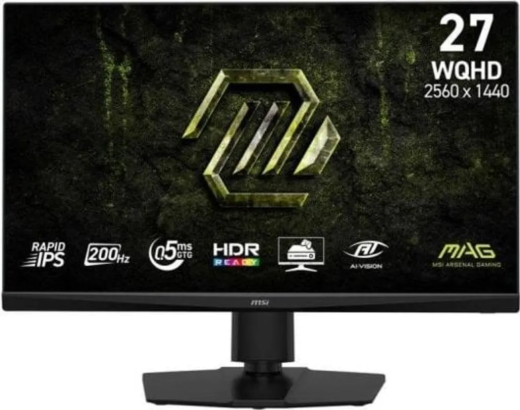 Moniteur Gaming 27 pouces WQHD MSI MAG 272QPF E20 200Hz Rapid IPS