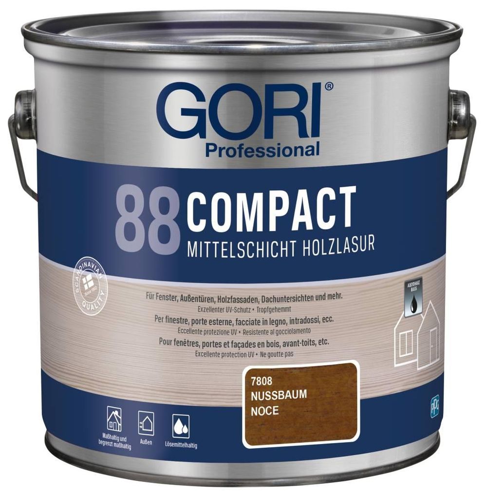 GORI Professional 88 COMPACT, Mittelschicht-Holzlasur, Produktbild 