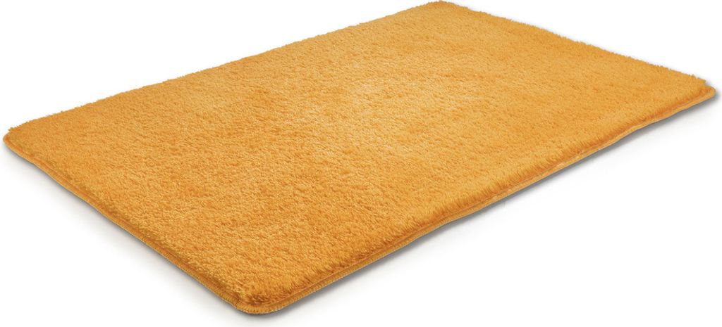 RHOMYhome Badteppich UNO eckig 60 x 90 cm Farbe honey
