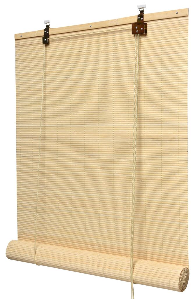 Sol Royal Bambusrollo SolDecor B86, 90x160cm, Natur – Klemmfix ohne Bohren