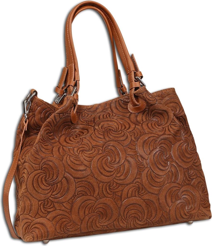 Toscanto Handbags Schultertasche braun Wildleder OTT179SN4