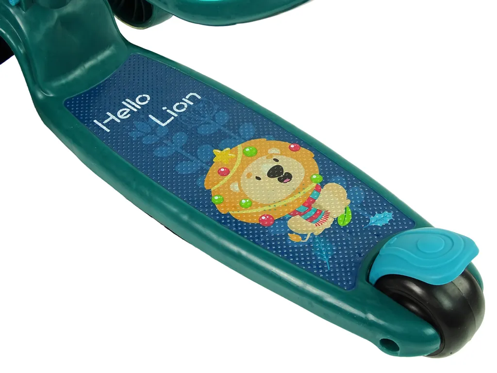 Trottinette 3 roues stable selle ultralégère et module sonore intégré