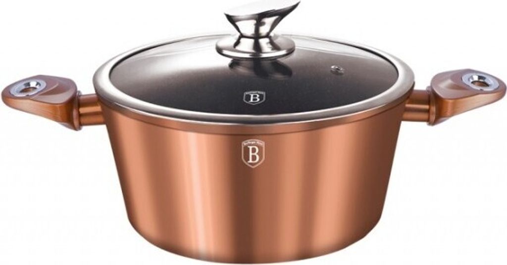 Berlinger Haus BH-1515 Rosegold Metallic LINE 24CM Kochtopf Produktbild 